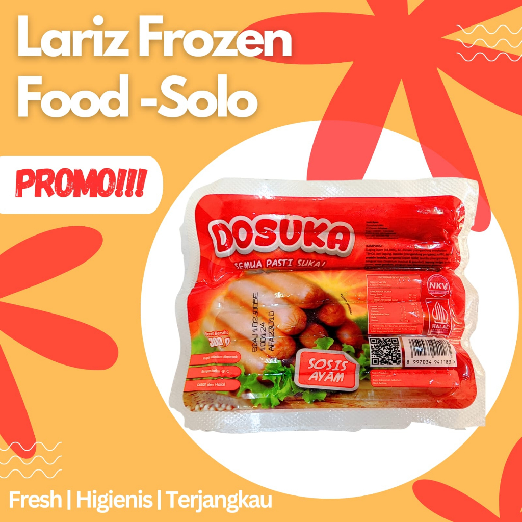 

Dosuka Sosis Ayam 300 Gram