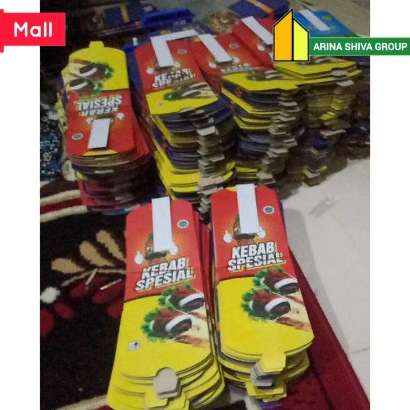 

100 LEMBAR KERTAS KEBAB TARIKAN UKURAN 25 × 9,5 CM HIGH QUALITY PAPER CRAFT TEBAL PRODUK TERBARU | KOTAK KEBAB KEKINIAN | DUS KEBAB VIRAL TIKTOK | KEMASAN KEBAB KEKINIAN | BOX KEBAB VIRAL | ARINA SHIVA GROUP 5981