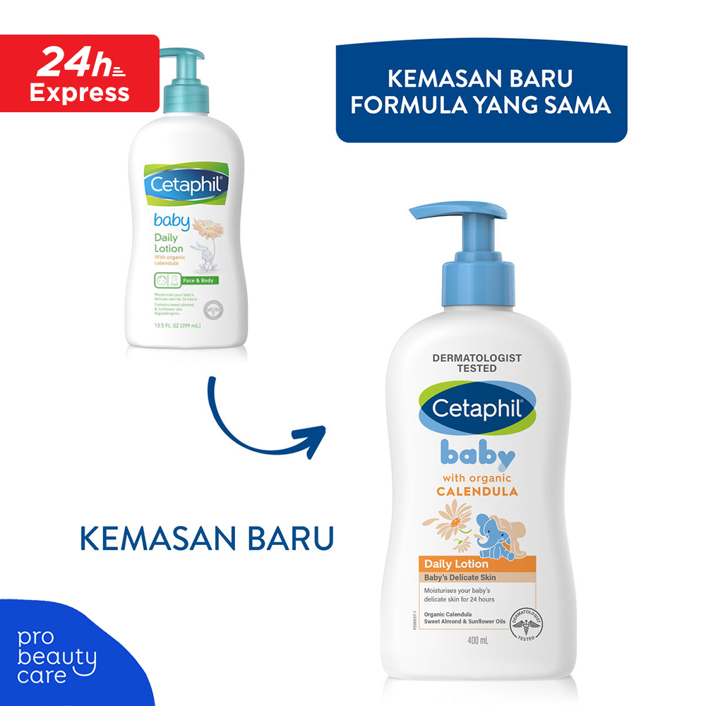 Cetaphil Baby - Daily Lotion with Organic Calendula / Shea Butter (400 ml)