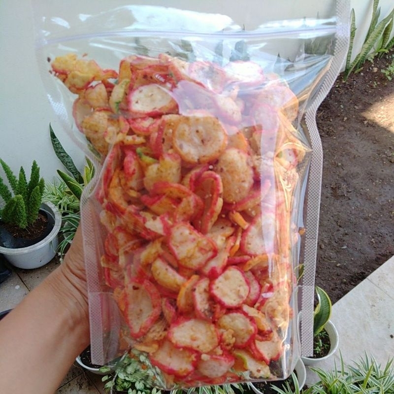 

Kerupuk Seblak - Kerupuk Gurih - Kerupuk Seblak Kencur 250gr