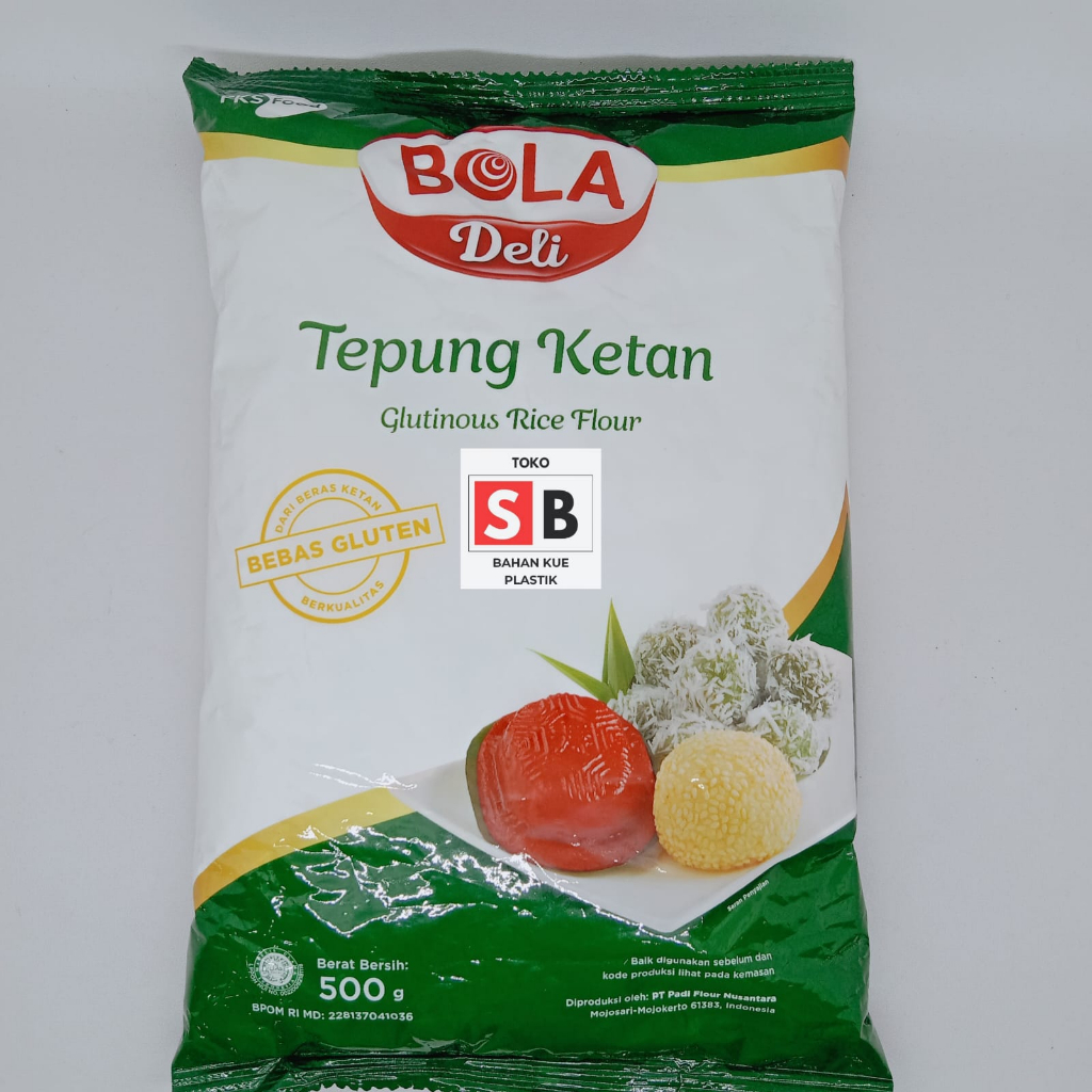 

TEPUNG KETAN BOLA DELI 500GR/TEPUNG KETAN PREMIUM 500GR