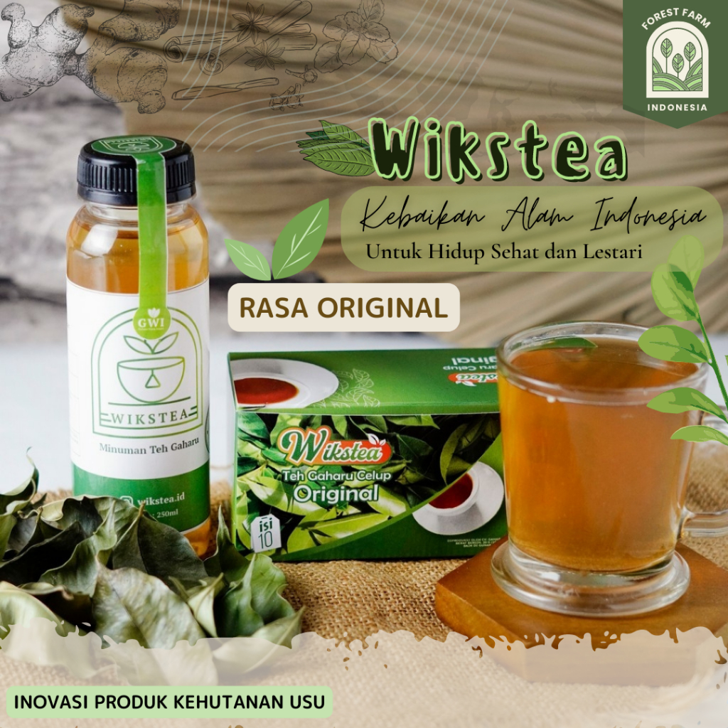 

Wikstea Teh Herbal Gaharu Original | Produk inovasi Kehutanan USU