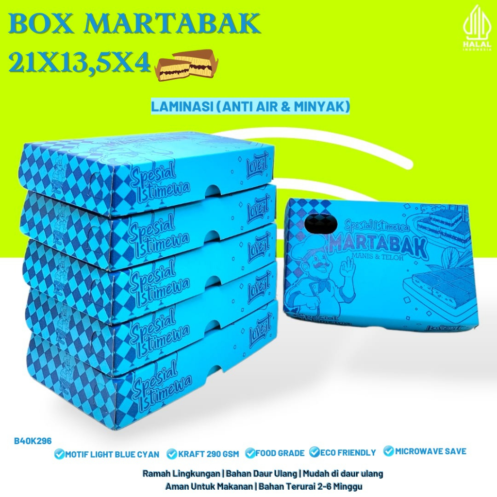 Dus Martabak Laminasi Box Martabak (B40K296-Laminasi)