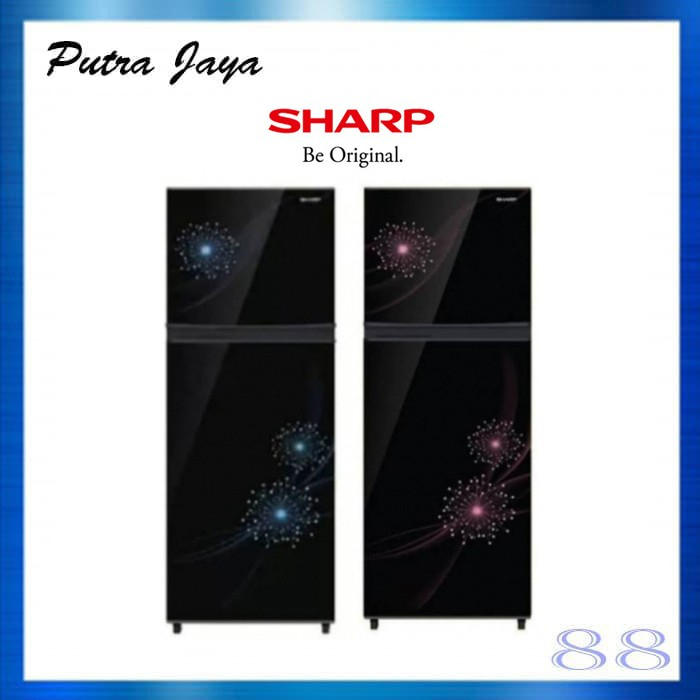Sharp Kulkas 2 Pintu SJ-317MG-DB/DP / SJ 317 MGDB / SJ 317 MGDP