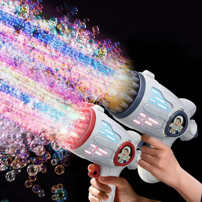 BiuBiu Mainan Bubble Gun Pistol Gelembung  Gatling Tembakan super Gelembung Rocket Launcher Pistol Gelembung Ribuan Gelembung Per Menit Cocok untuk pesta Anak-anak PROMO SEN