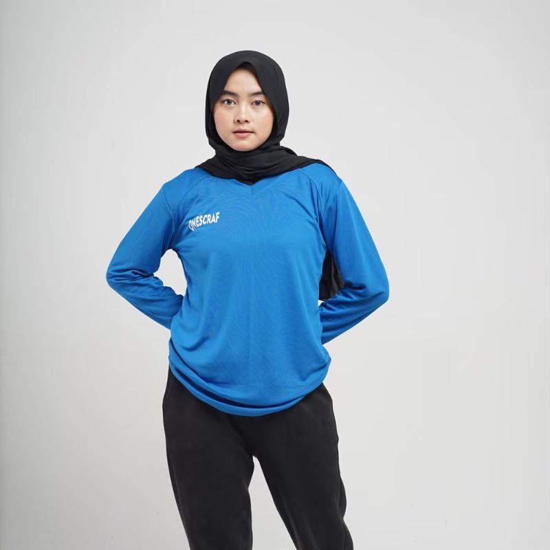 JERSEY ATASAN WANITA JERSEY OLAHRAGA LENGAN PANJANG
