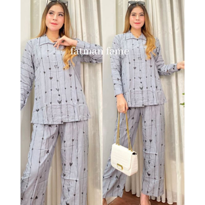 Oneset Salur love terbaru//Setelan tiedey Salur love viral/Setelan tiedey wanita