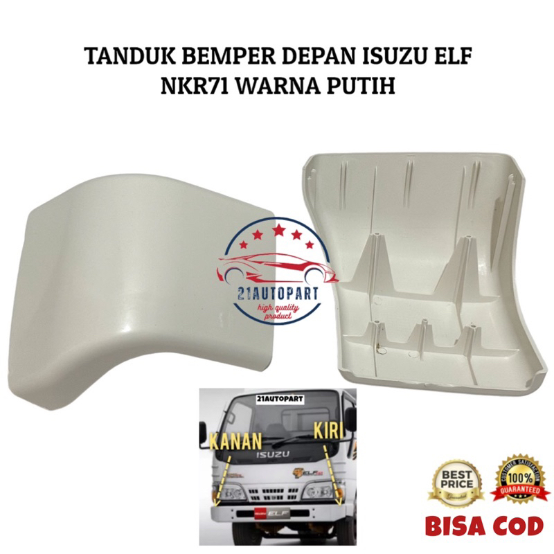 Tanduk Bemper Depan Isuzu Elf NKR71 Warna Putih