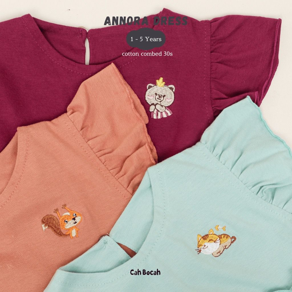 Cah Bocah Anora Dress / Annora Baju Anak Perempuan