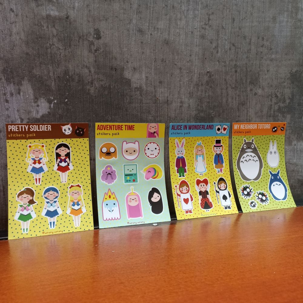 

SENANGSENANG Sticker Pack / Stiker Die Cut