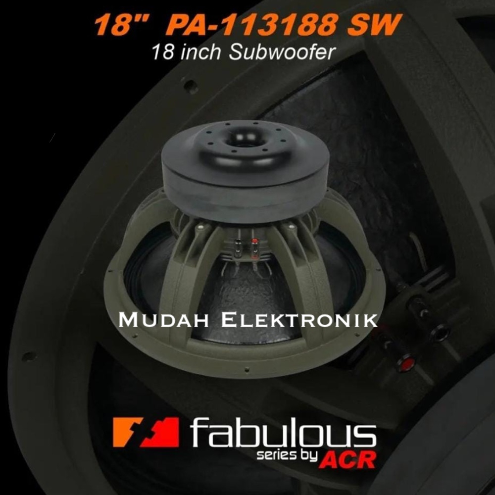 Speaker ACR 18in PA 113188 FAB