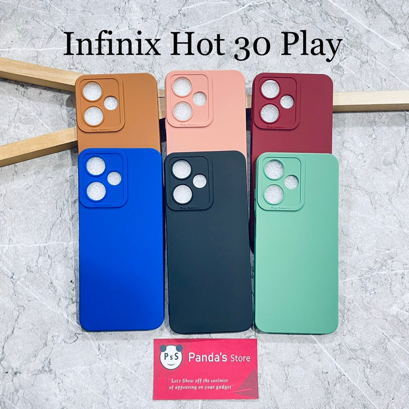 Softcase Pro Camera Infinix Hot 30 Play Candy Case Full Color 3D Silikon TPU