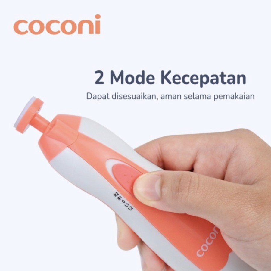Coconi Baby Nail Trimmer Gunting Kuku Elektrik Bayi &amp; Dewasa Manicure Set