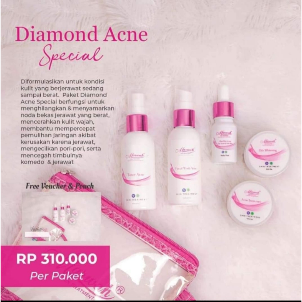 Marwah Skincare Clinic Diamond Acne Spesial/ ORI 100%/BPOM/HALAL