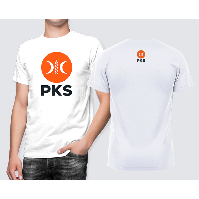 Fikastore - Kaos Cotton Combed Partai Politik Partai PKS