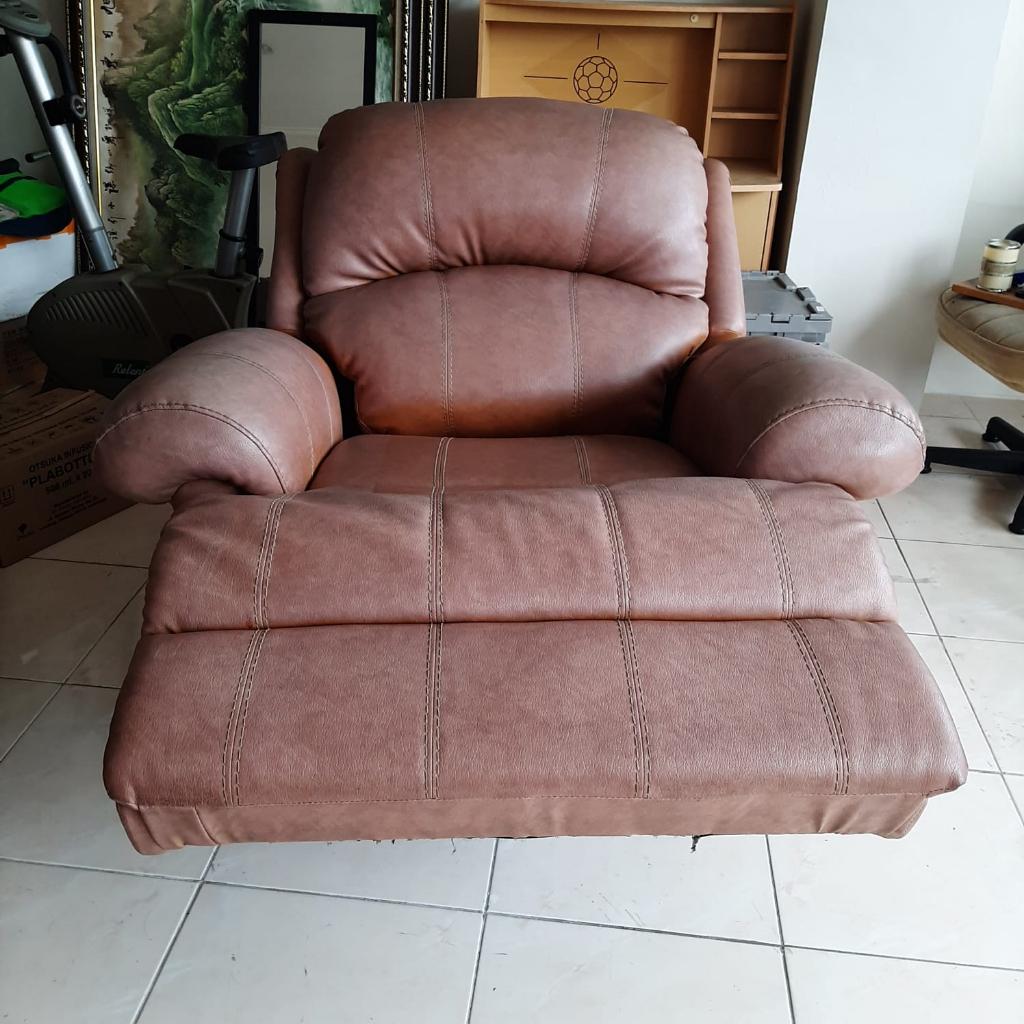 Sofa Recliner 1 Dudukan Rocking / Bisa Goyang