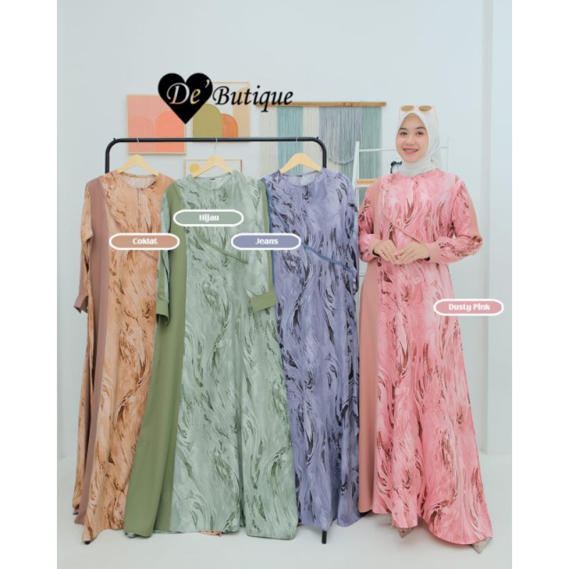 Lalita Dress Gamis Label De Butique Terbaru 2023 / Gamis Trendy dan Kekinian