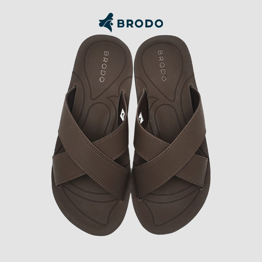 BRODO - Sandal Masimo Slideer Dark Choco BS