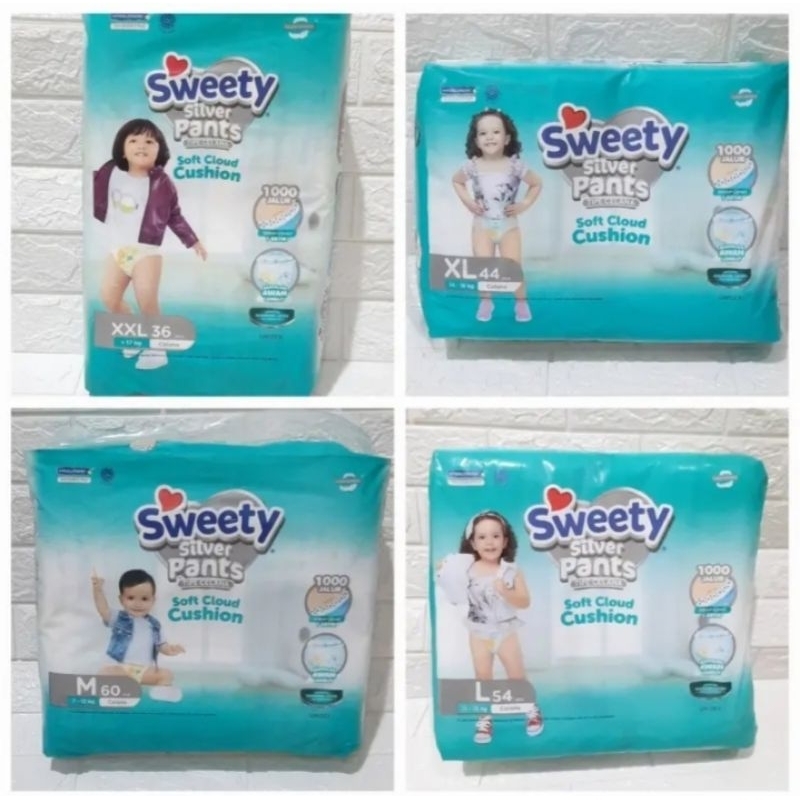 Pempers Sweaty Silver Jumbo | S M L XL XXL Pempers Murah