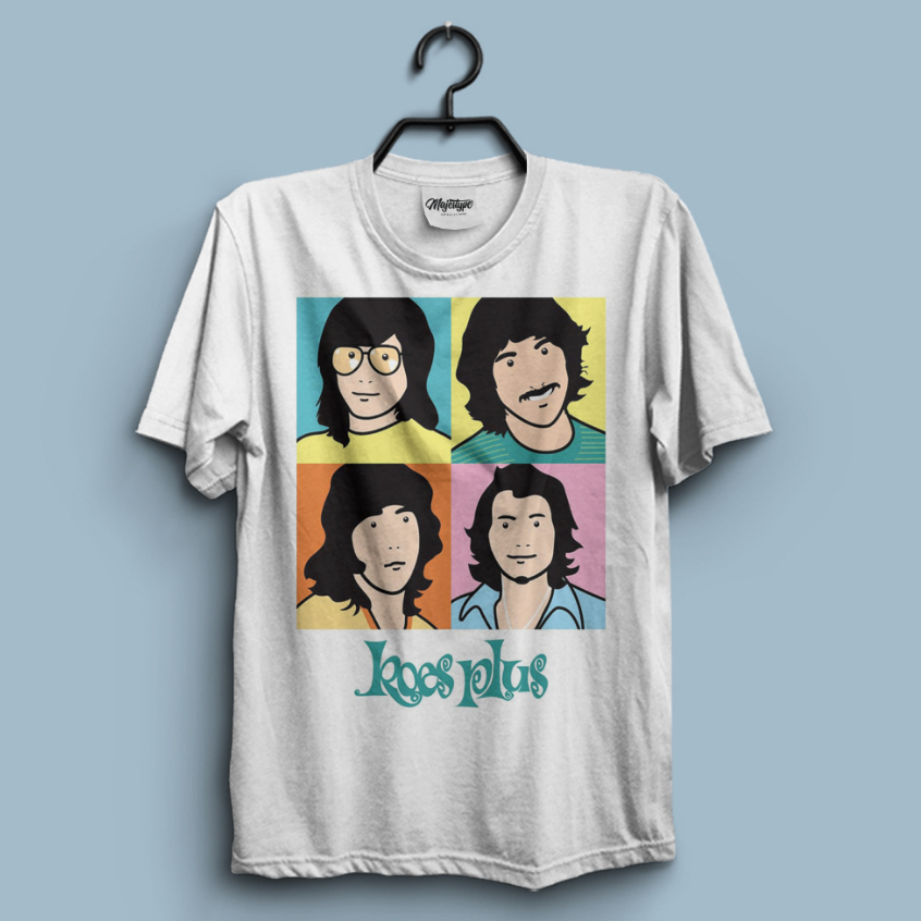 Kaos Musik Band Koes Plus - Kaos Musik Koes Plus