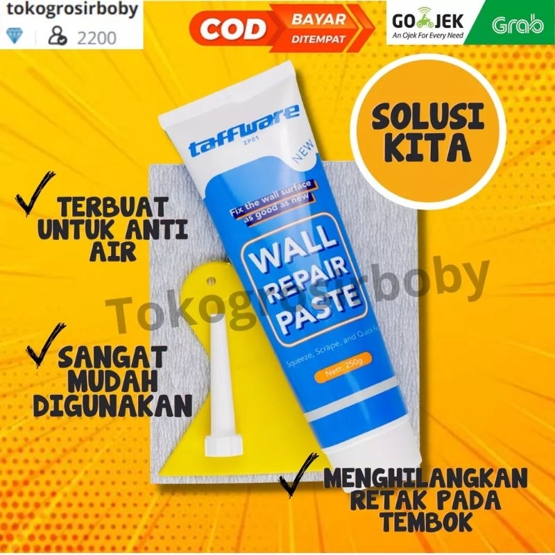 wall repair paste penambal dinding retak  lem dinding