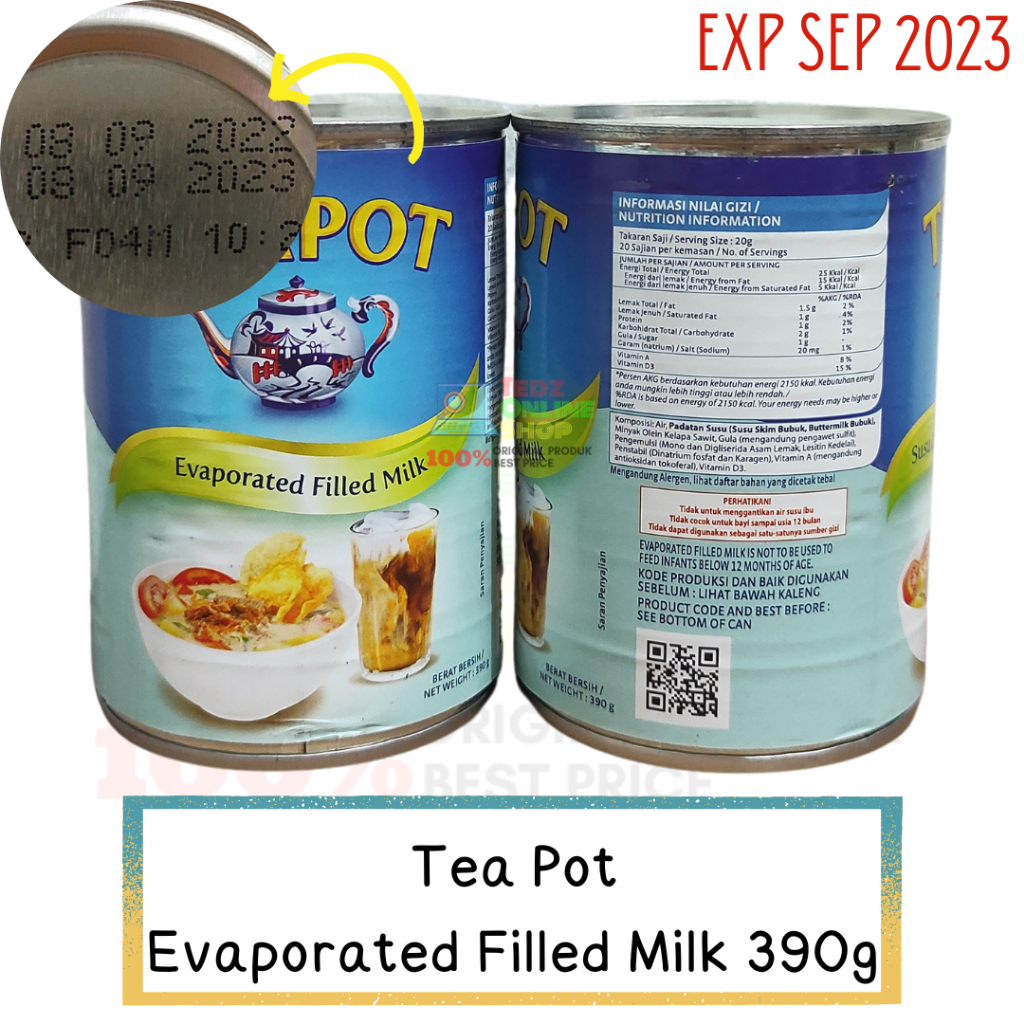 Teapot Susu Evaporasi 390g