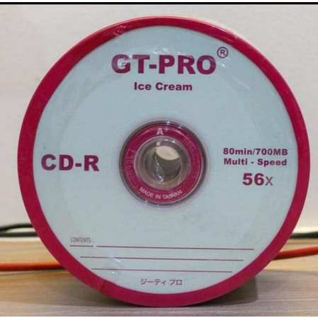 ITSOTRE CD-R GTPRO Ice Cream CDR GTPRO Ice Cream