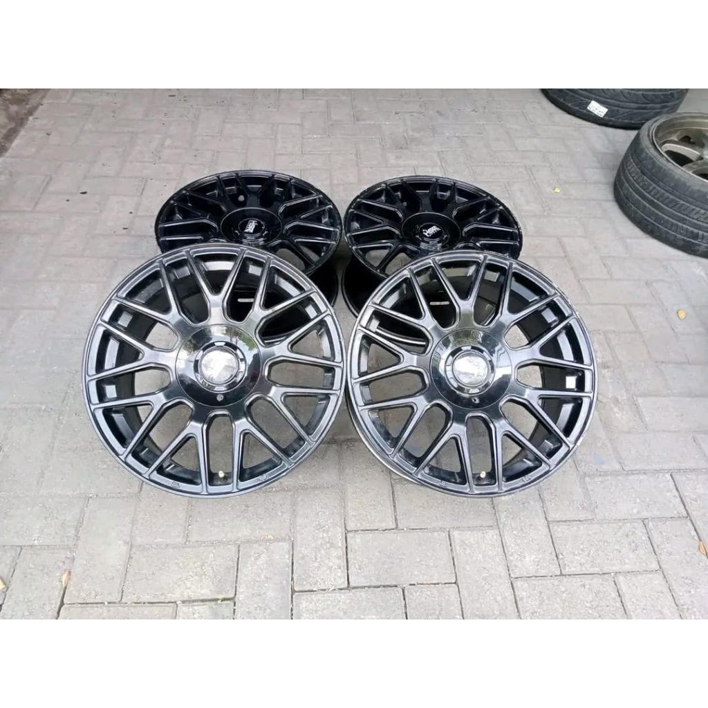 VELG BEKAS AIMAS HSR R17X7,5 LUBANG 4 PCD 4X100/4X114 ET40