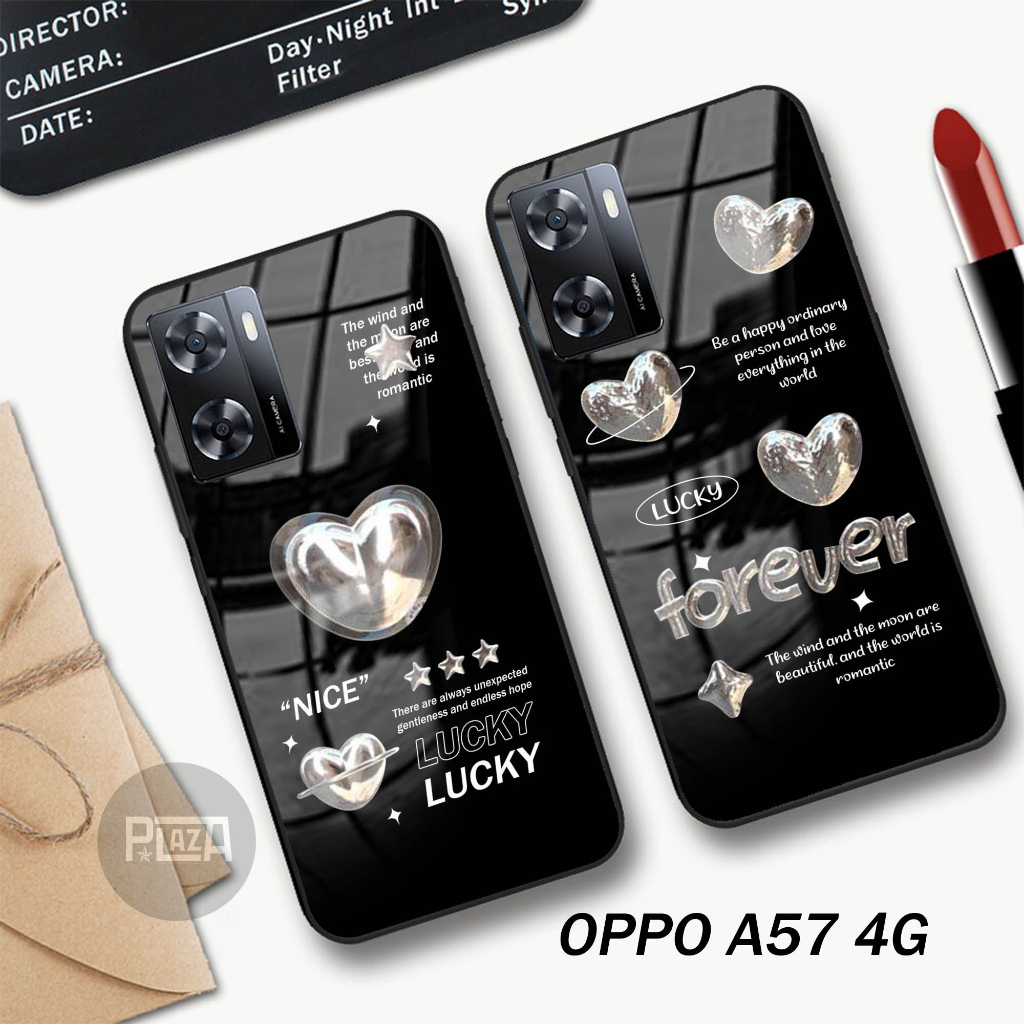 Softcase Glass [K120] for OPPO A57 4G Terbaru CAMERA PROTECT Casing Handphone-Pelindung Handphone