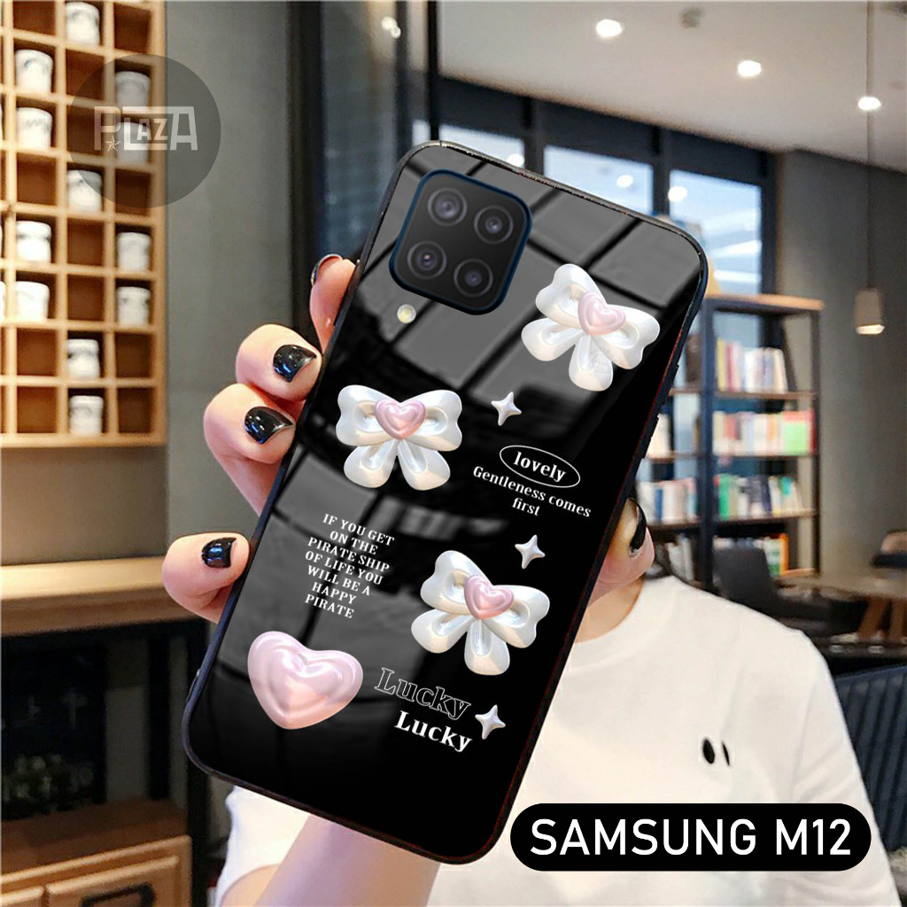 Softcase Glass [K121] for SAMSUNG A12 M12 Terbaru CAMERA PROTECT Casing Handphone-Pelindung Handphone