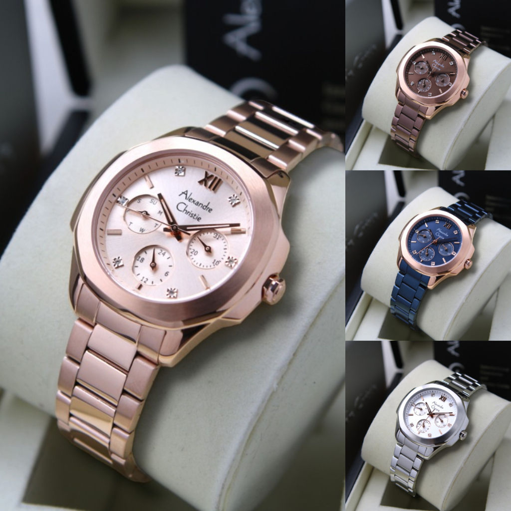 ORIGINAL Jam Tangan Wanita Alexandre Christie AC 2A10/AC2A10/AC 2A26/AC2A26/AC 2A28/AC2A28/AC 2A34/AC2A34/AC 2A35/AC2A35/AC 2A37/AC2A37/AC 2A39/AC2A39/AC 2A42/AC2A42/AC 2A43/AC2A43/AC 2A56/AC2A56/AC 2A57/AC2A57/AC 2A58/AC2A58 Garansi Resmi 1 Tahun,