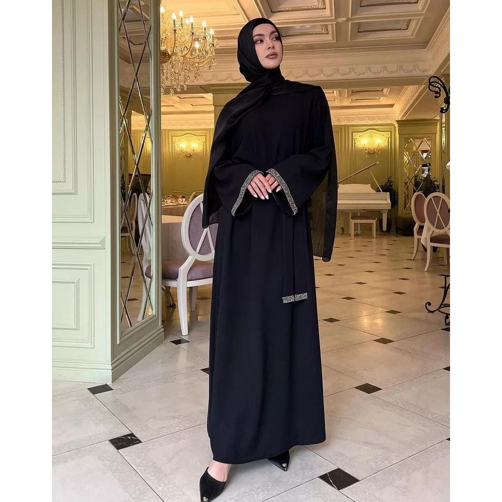 Gamis Jumbo Terbaru Baju muslim Wanita Dress Kekinian Abaya Turki LD 100 110 120 130 140 Rumaisha