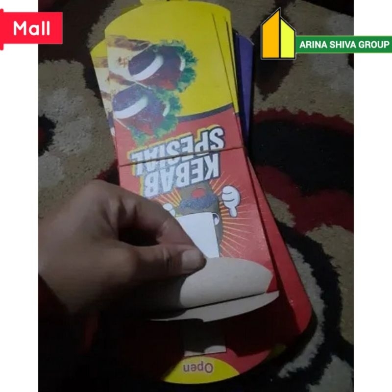 

100 LEMBAR KERTAS KEBAB TARIKAN UKURAN 25 × 9,5 CM HIGH QUALITY PAPER CRAFT TEBAL PRODUK TERBARU | KOTAK KEBAB KEKINIAN | DUS KEBAB VIRAL TIKTOK | KEMASAN KEBAB KEKINIAN | BOX KEBAB VIRAL | ARINA SHIVA GROUP 5990