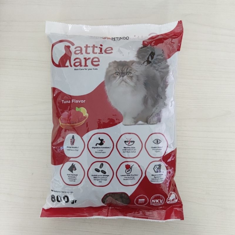 Makanan Kucing Cattie Care Tuna 800gram