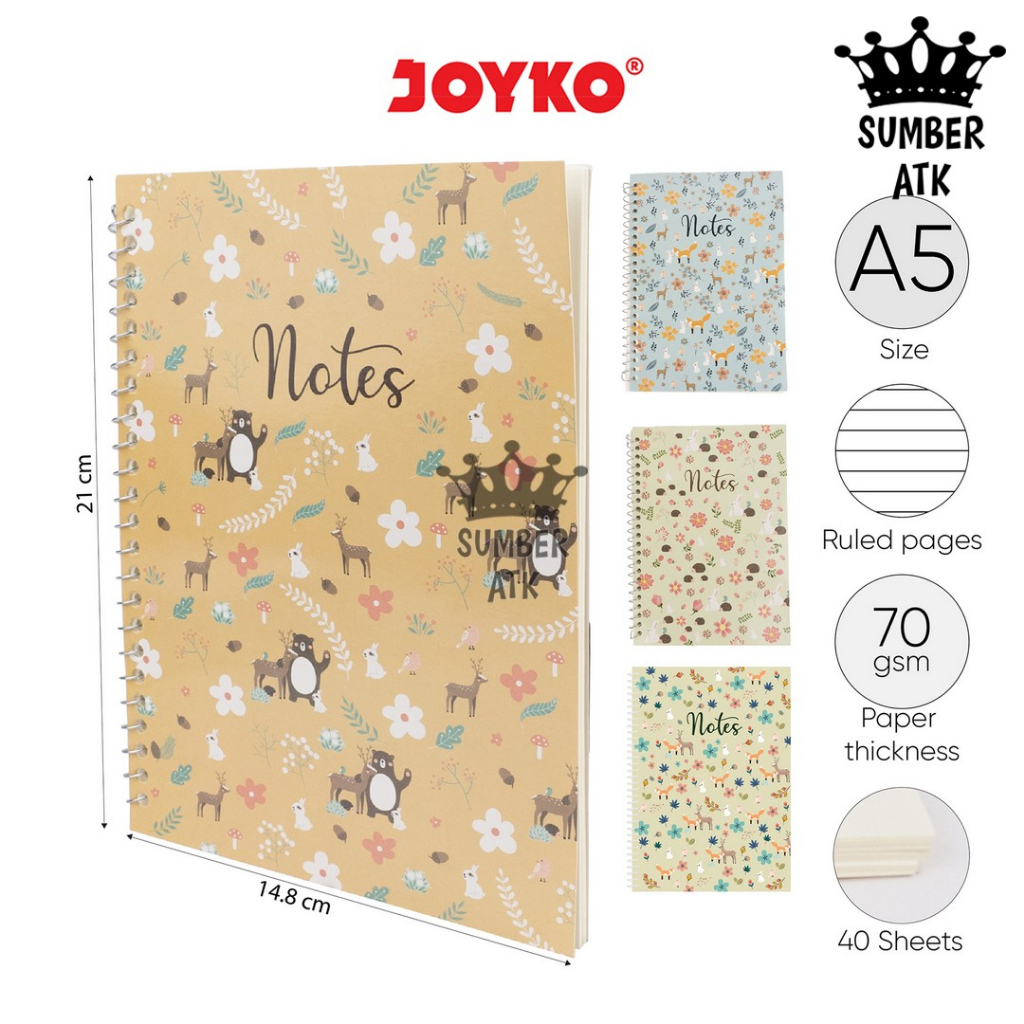 

Ruled Notebook Diary Agenda Buku Catatan Bergaris Joyko NB-689
