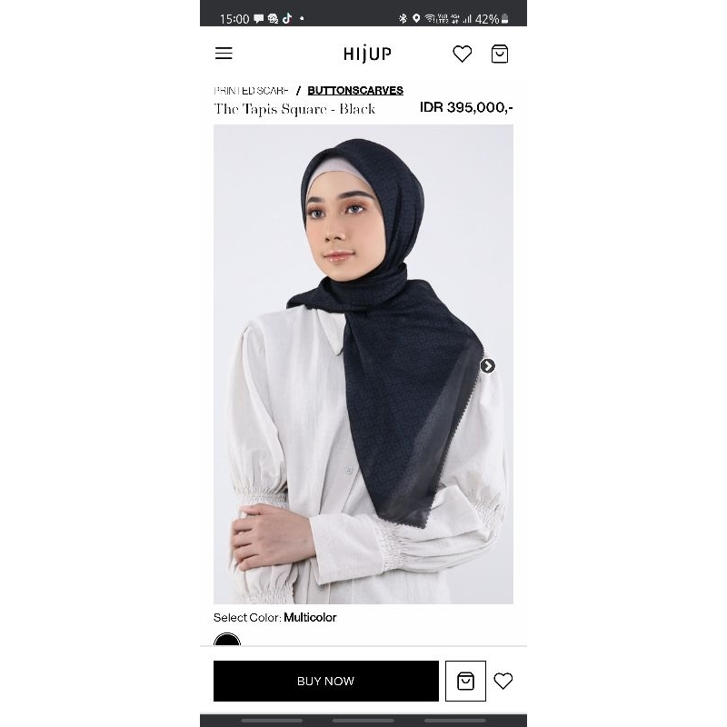 the tapis square, black buttonscarves