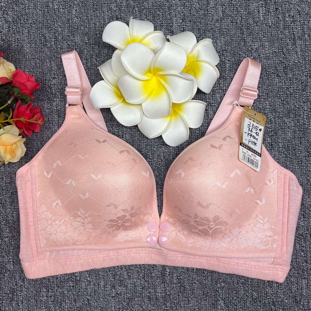 Bra / Bh ibu menyusui  3315 busa tipis tidak ada kawat ( promo beli 4 free masker )