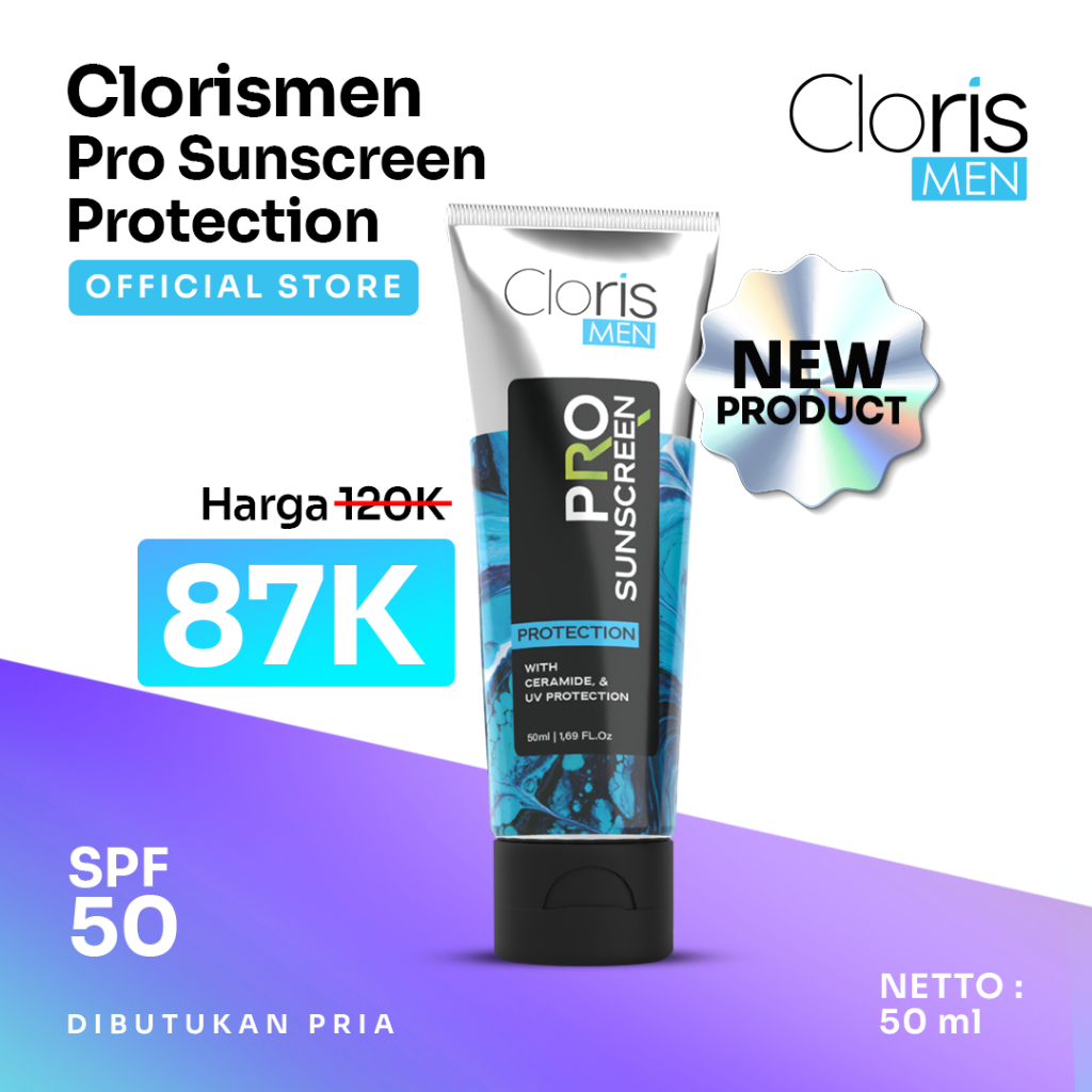 Clorismen PRO SUNSCREEN PROTECTION Menjaga Kulit Dari Paparan Sinar UV Sinar Matahari – Sunscreen Khusus Pria