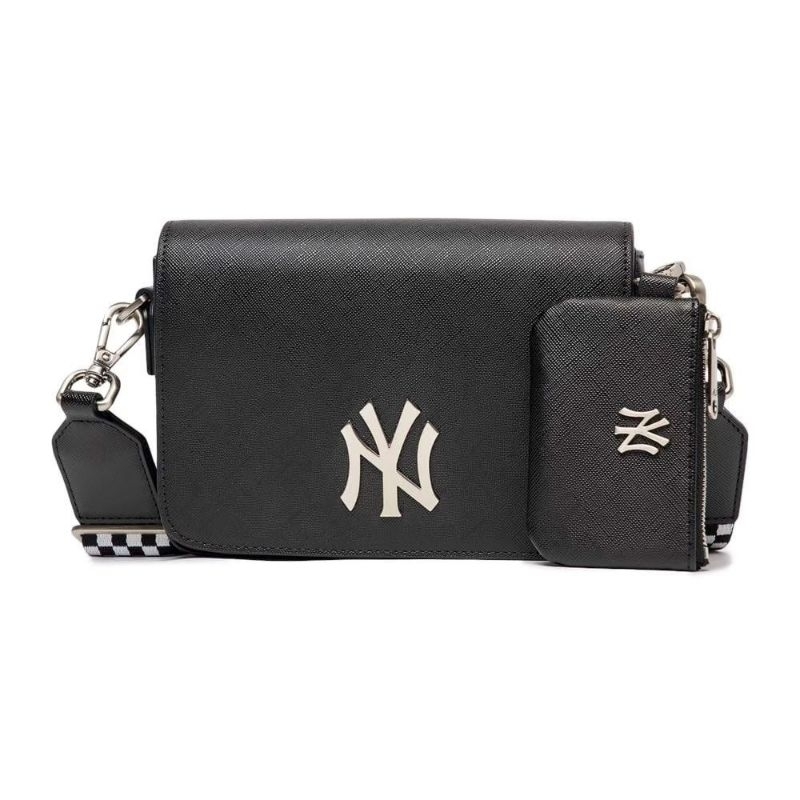 M*LB CHECKERBOARD MINI CROSSBODY BAG NEW YORK YANKEES