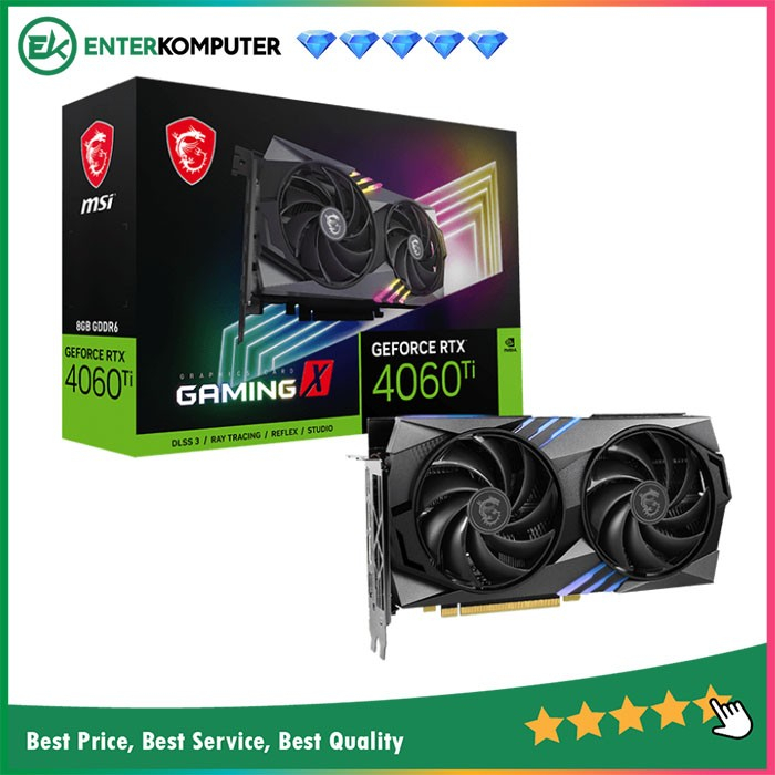 MSI GeForce RTX 4060 Ti 8GB GDDR6 - Gaming X 8G