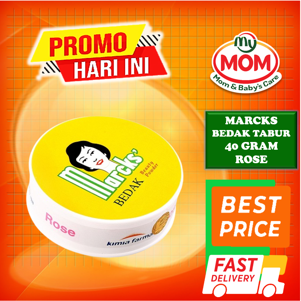 [BPOM] Marcks Bedak Tabur Classic 40gr / Marck's Bedak Tabur Wajah / Loose Powder / MYMOM