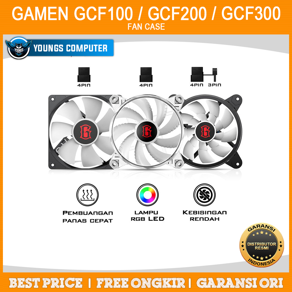 GAMEN Gaming Fan Case RGB PC GCF100 / GCF200 / GCF300 Original