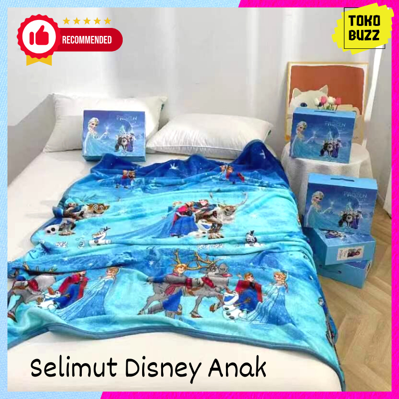 SELIMUT BULU HALUS SELIMUT KARAKTER ANAK Lembut Motif  Kartun Lucu PREMIUM HIGH QUALITY