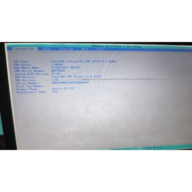 mainboard Acer v5 132