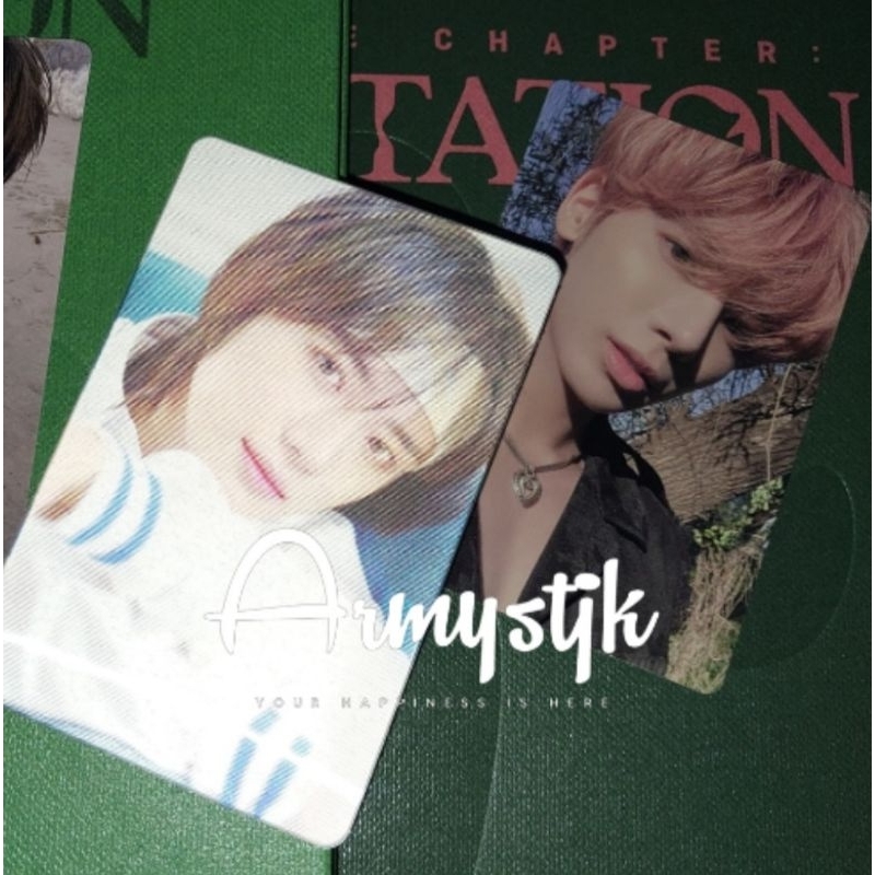 TXT Beomgyu 4OIN R1 FOREUL Round 1 Japan Limited Official Lenticular Photocard - PC Taehyun TNCT Tem