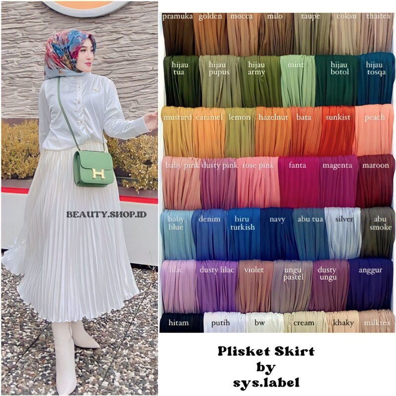 PLEATED SKIRT PREMIUM - ROK PLISKET PREMIUM F3