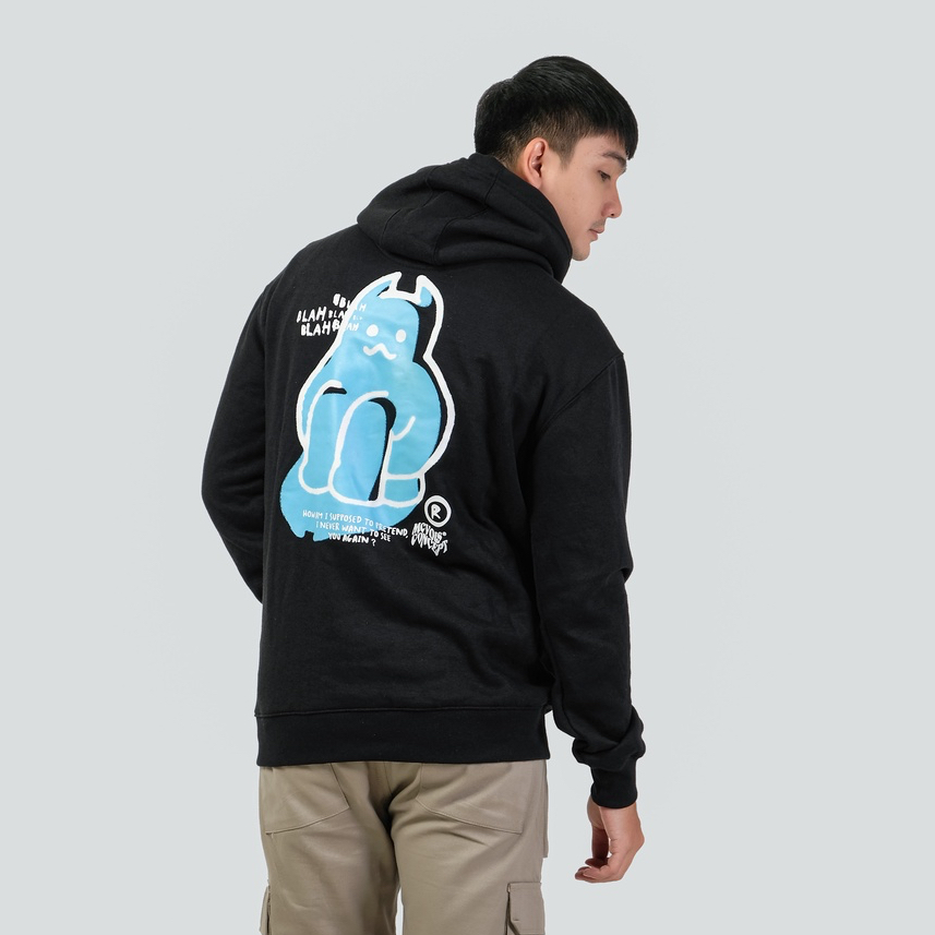 Mcvois Hoodie Cotton Blah Blah Pria Wanita Premium Distro