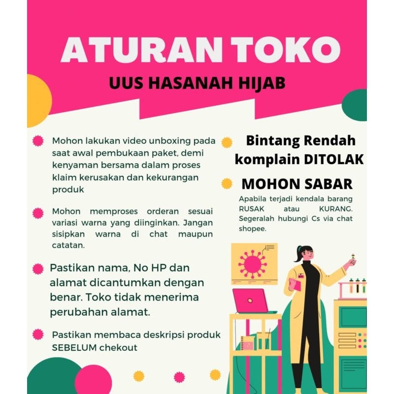 (Uus Hasanah) BERGO RAMPEL TALI• Hijab anak•• Hijab instan anak