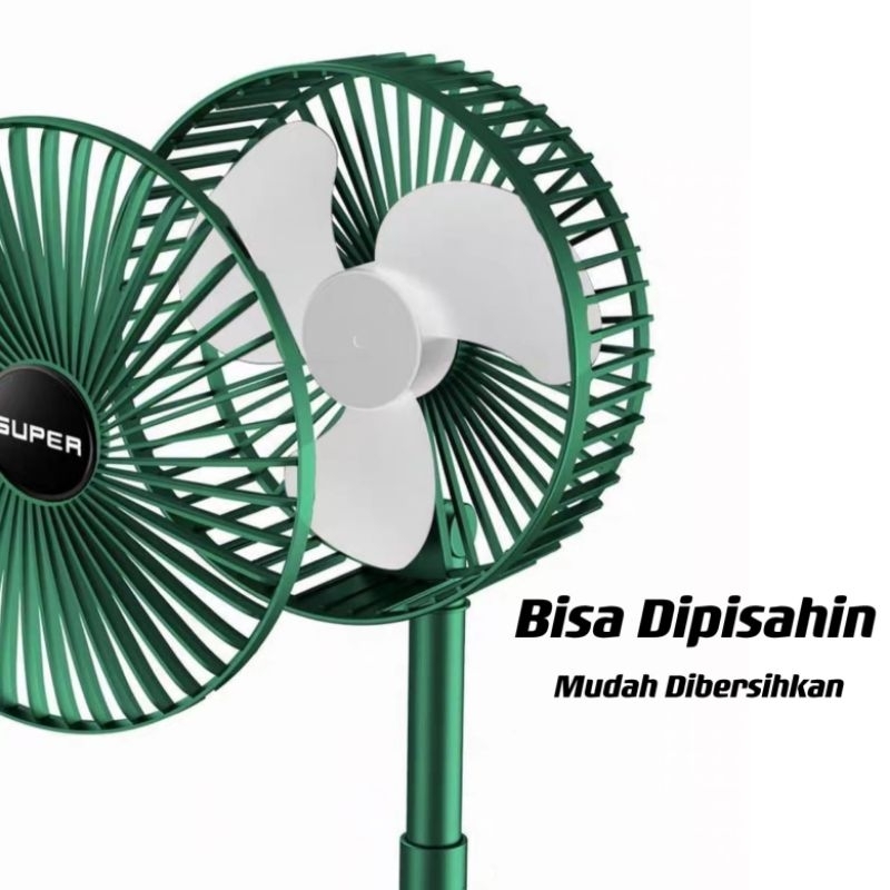 Kipas Angin Lipat / Kipas Meja / Kipas Angin Portable Putar 180° Portable Mini Fan⭐Mrlion⭐