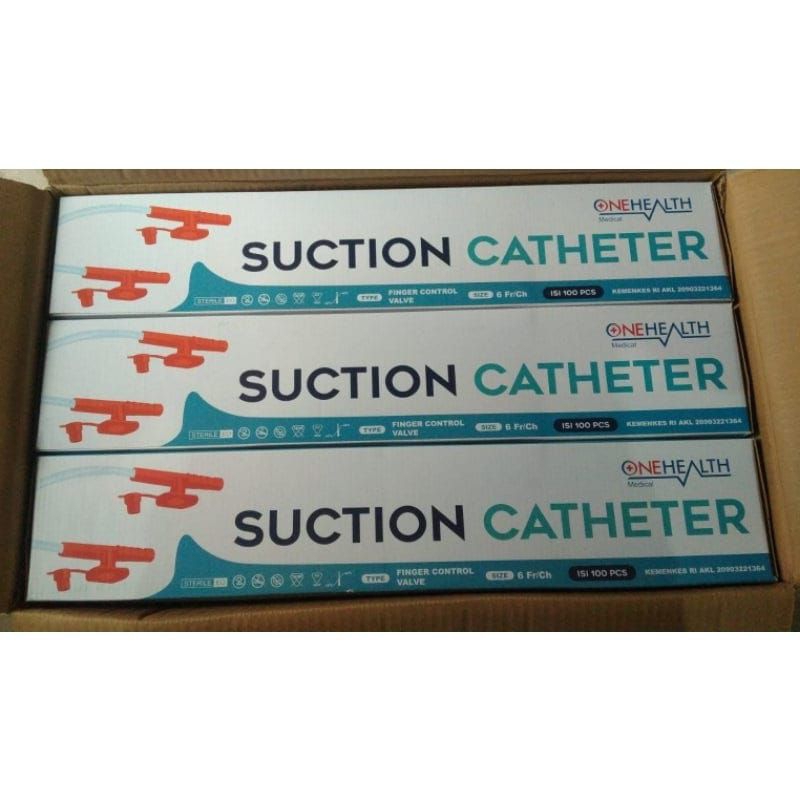 Suction Catheter Onehealth Dilengkapi Finger Tip Control